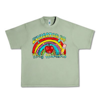 Oil Green educator of tiny humans Urban Heavy Tee - NancyCooperArtShop