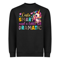 Black cute smart and a little bit dramatic Heavyweight Sweatshirt - Artiststas
