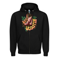 Black Boots scootin Zipper Hoodie - HowdyJamesFarm