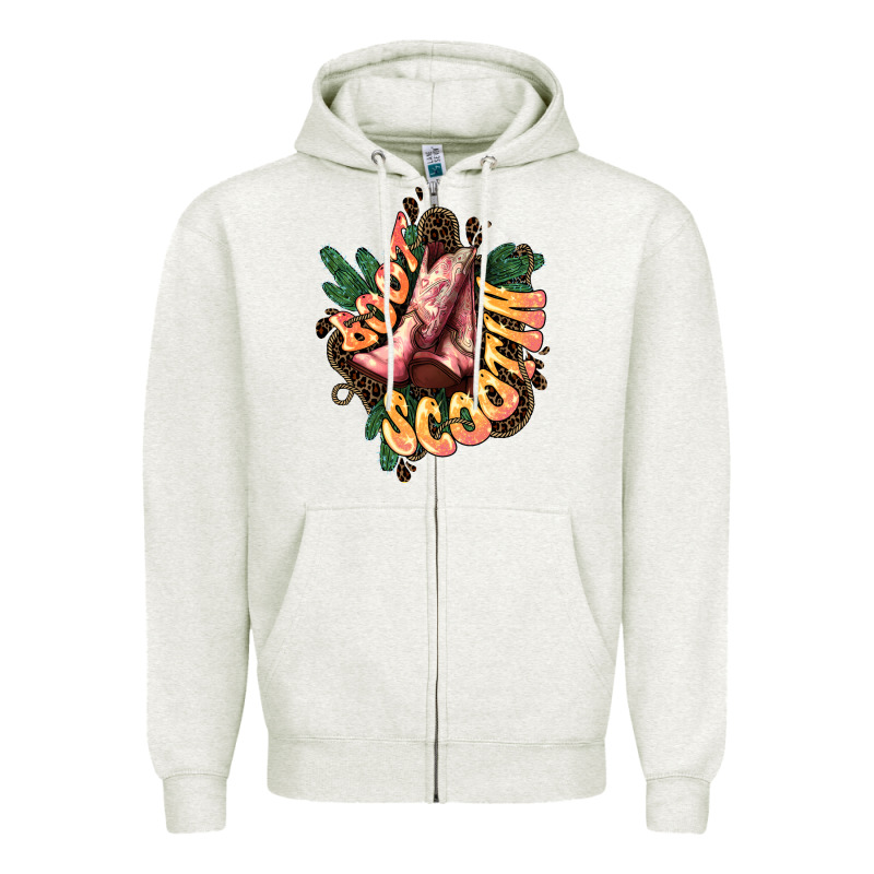 Boots Scootin Zipper Hoodie by HowdyJamesFarm | Teevron