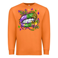 Carrot mardi gras lip olivia Premium Sweatshirt - OliviaCreatesArt