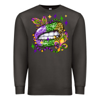 Smoke mardi gras lip olivia Premium Sweatshirt - OliviaCreatesArt