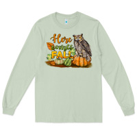 Matcha Here Comes Fall Owl Long Sleeve Tee - LillyAllenDesigns