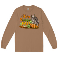 Toasted Coconut Here Comes Fall Owl Long Sleeve Tee - LillyAllenDesigns