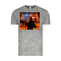 Cloud Rock western firefighters Vintage Tee - MaliasSmallBusiness