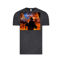 Vintage Black western firefighters Vintage Tee - MaliasSmallBusiness