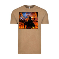 Vintage Coffee western firefighters Vintage Tee - MaliasSmallBusiness