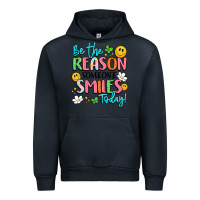 Navy be the reason someone smiles today Urban Hoodie - LillyAllenDesigns