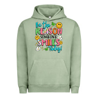 Pigment Oil Green be the reason someone smiles today Urban Hoodie - LillyAllenDesigns