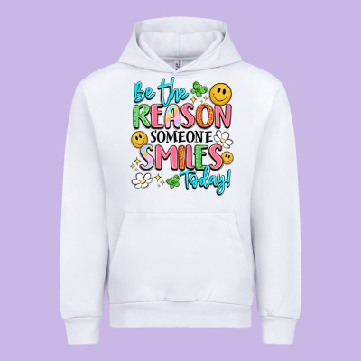 Be The Reason Someone Smiles Today Urban Hoodie Designed By Lillyallendesigns