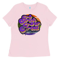 Bubblegum Pink trick or treat Ladies Tee - JahusDesignShop