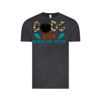 Vintage Black dads with beards are better Vintage Tee - JahusDesignShop