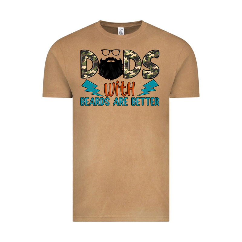 Dads With Beards Are Better Vintage Tee by JahusDesignShop | Teevron