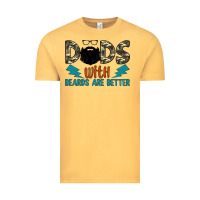 Vintage Mustard dads with beards are better Vintage Tee - JahusDesignShop