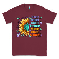 Burgundy you are inspiration Classic Tee - MaliasSmallBusiness