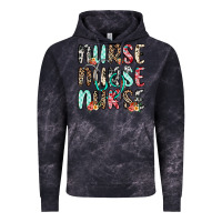 Cloud Black nurse nurse nurse Vintage Hoodie - NancyCooperArtShop