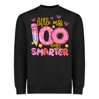 Black little miss 100 days smarter Heavyweight Sweatshirt - Artiststas