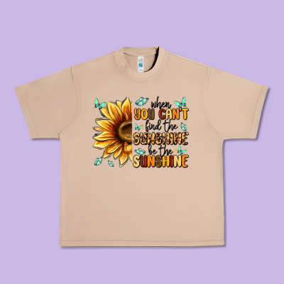 When You Can't Find The Sunshine Be The Sunshine Urban Heavy Tee Designed By Maliassmallbusiness