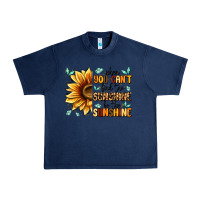 Navy when you can't find the sunshine be the sunshine Urban Heavy Tee - MaliasSmallBusiness