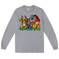 Heather Grey It's Fall Y'all Long Sleeve Tee - LillyAllenDesigns