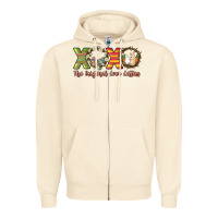 Sandshell Xoxo the original love letters Easter Day Zipper Hoodie - HowdyJamesFarm