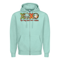 Seafoam Xoxo the original love letters Easter Day Zipper Hoodie - HowdyJamesFarm
