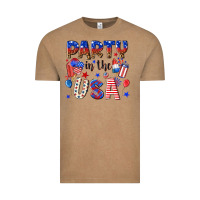 Vintage Coffee party in the usa Vintage Tee - NancyCooperArtShop