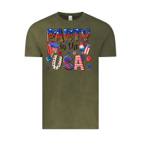 Vintage Olive party in the usa Vintage Tee - NancyCooperArtShop