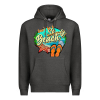 Charcoal Heather dont be a shady beach 2 Premium Hoodie - JahusDesignShop