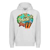 Dove Grey dont be a shady beach 2 Premium Hoodie - JahusDesignShop