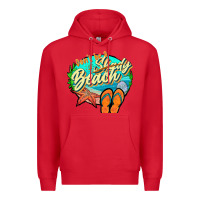 Red dont be a shady beach 2 Premium Hoodie - JahusDesignShop