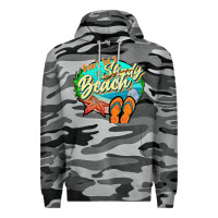 Slate Camo dont be a shady beach 2 Premium Hoodie - JahusDesignShop
