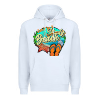 White dont be a shady beach 2 Premium Hoodie - JahusDesignShop