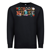 Black school nurse Premium Sweatshirt - OliviaCreatesArt