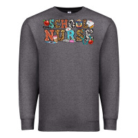 Charcoal Heather school nurse Premium Sweatshirt - OliviaCreatesArt