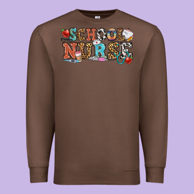 School Nurse Premium Sweatshirt Designed By Oliviacreatesart
