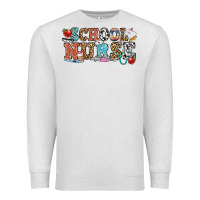 Oatmeal Heather school nurse Premium Sweatshirt - OliviaCreatesArt