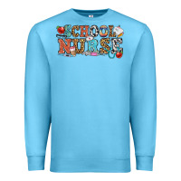 Ocean Blue school nurse Premium Sweatshirt - OliviaCreatesArt