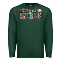Sports Green school nurse Premium Sweatshirt - OliviaCreatesArt