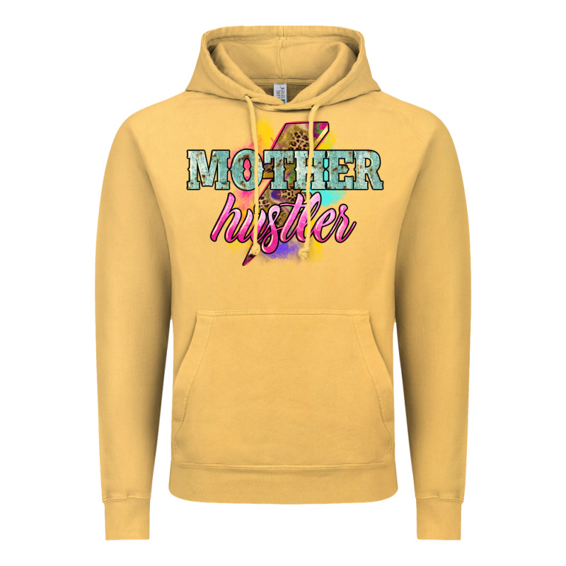 Mother Hustler Lightning Bolt Vintage Hoodie by NancyCooperArtShop | Teevron