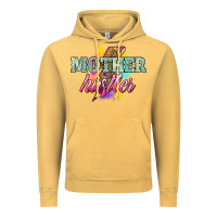 Vintage Mustard mother hustler lightning bolt Vintage Hoodie - NancyCooperArtShop