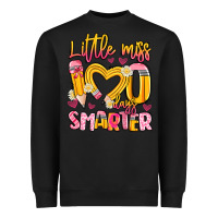 Black little miss 100 days smarter Heavyweight Sweatshirt - Artiststas