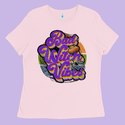 Bad Witch Vibes Ladies Tee Designed By Jahusdesignshop
