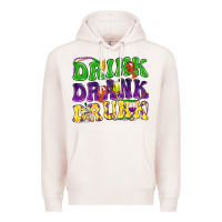 Pale Pink Drink drank drunk Mardi Gras Premium Hoodie - HowdyJamesFarm