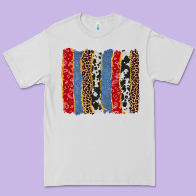 Western Brushstroke Premium Tee Designed By Adodesignshop
