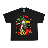 Black ho ho ho meow Urban Heavy Tee - MaliasSmallBusiness