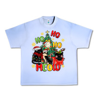 Grape Ice ho ho ho meow Urban Heavy Tee - MaliasSmallBusiness