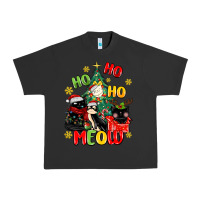 Pigment Black ho ho ho meow Urban Heavy Tee - MaliasSmallBusiness