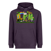Plum LPN Licensed Practical Nurse St. Patrick's Day Heavyweight Hoodie - CowGirlArtShop