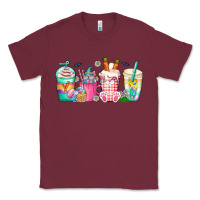 Burgundy easter day coffee gnome Classic Tee - CowhideDigitalArt